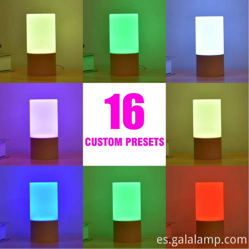 Innovadora luz nocturna de madera maciza para decoración del hogar